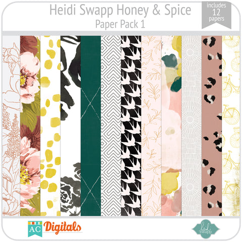 Honey & Spice Paper Pack 1
