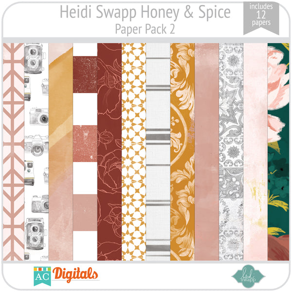 Honey & Spice Paper Pack 2