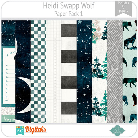 Wolf Paper Pack 1