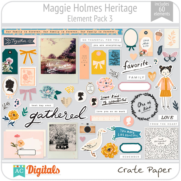 Maggie Holmes Heritage Element Pack 3