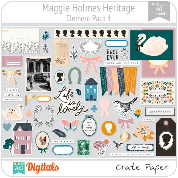 Maggie Holmes Heritage Element Pack 4