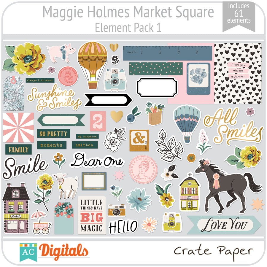 Maggie Holmes Market Square Element Pack 1