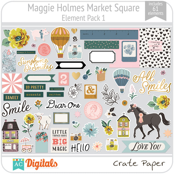 Maggie Holmes Market Square Element Pack 1