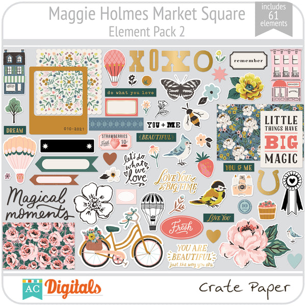 Maggie Holmes Market Square Element Pack 2