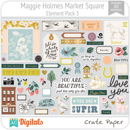 Maggie Holmes Market Square Element Pack 3