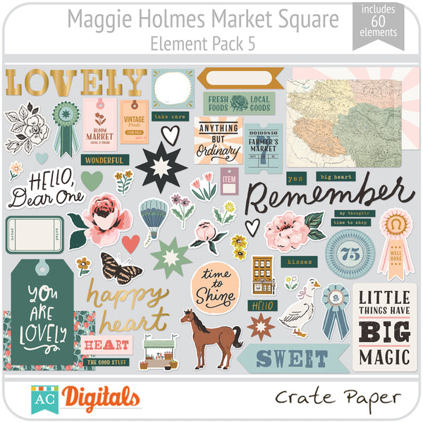 Maggie Holmes Market Square Element Pack 5