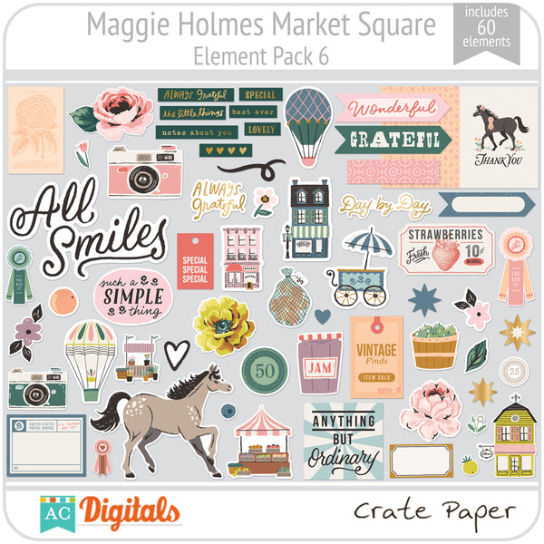 Maggie Holmes Market Square Element Pack 6