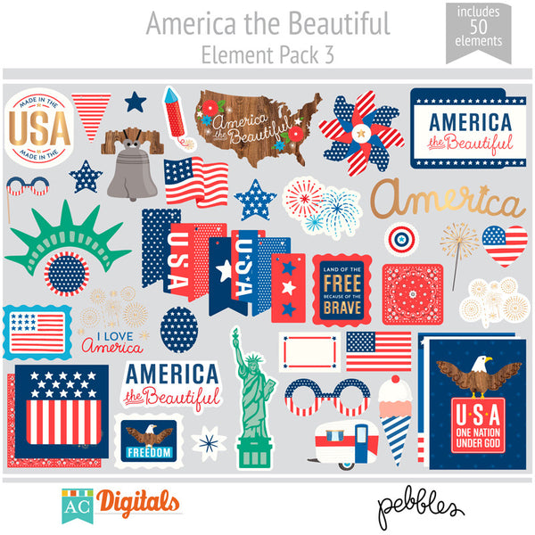 America the Beautiful Element Pack 3