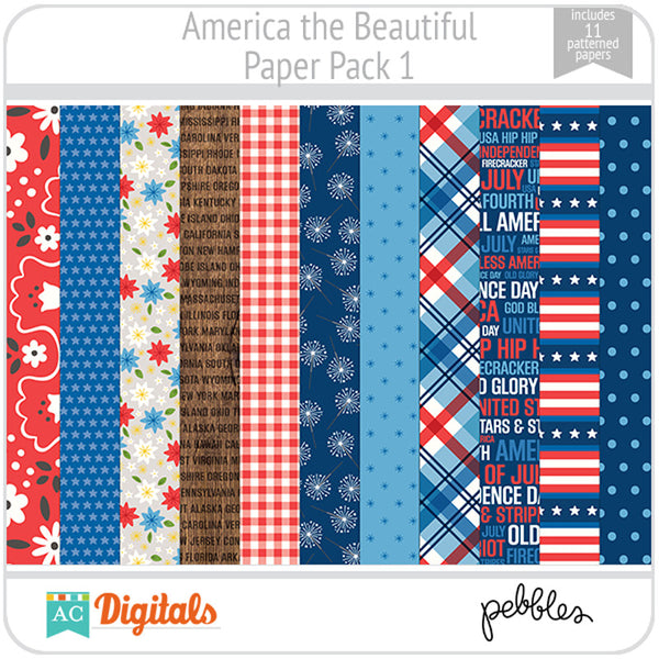 America the Beautiful Paper Pack 1