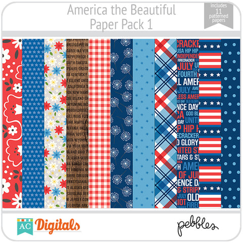 America the Beautiful Paper Pack 1