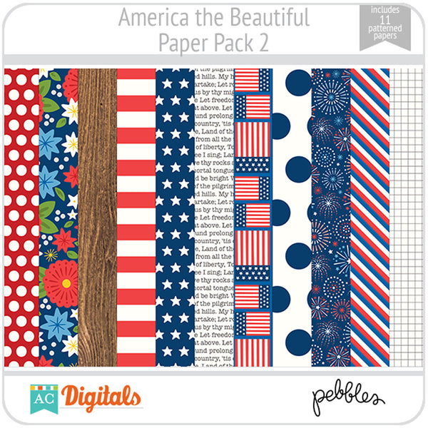 America the Beautiful Paper Pack 2