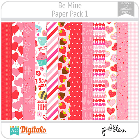Be Mine Paper Pack 1
