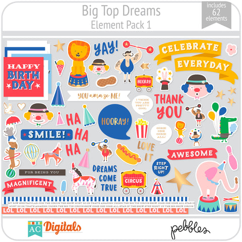 Big Top Dreams Element Pack 1