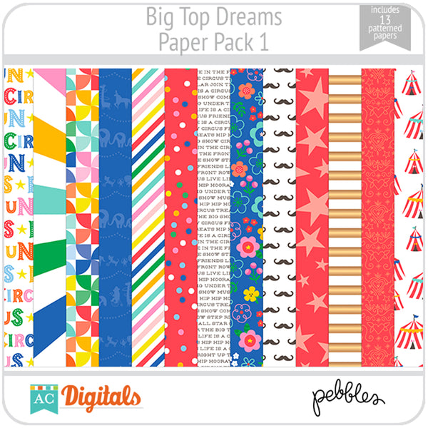 Big Top Dreams Paper Pack 1