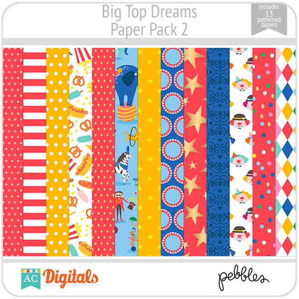 Big Top Dreams Paper Pack 2