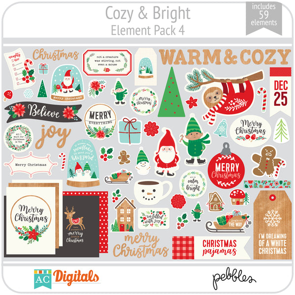 Cozy & Bright Element Pack 4