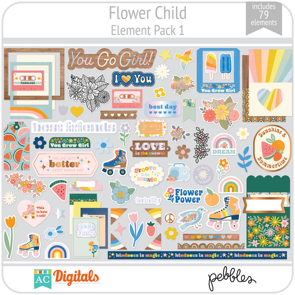 Flower Child Element Pack 1