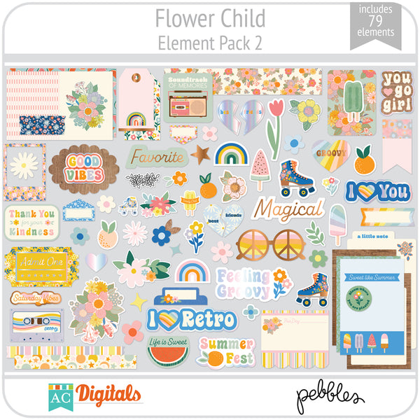 Flower Child Element Pack 2