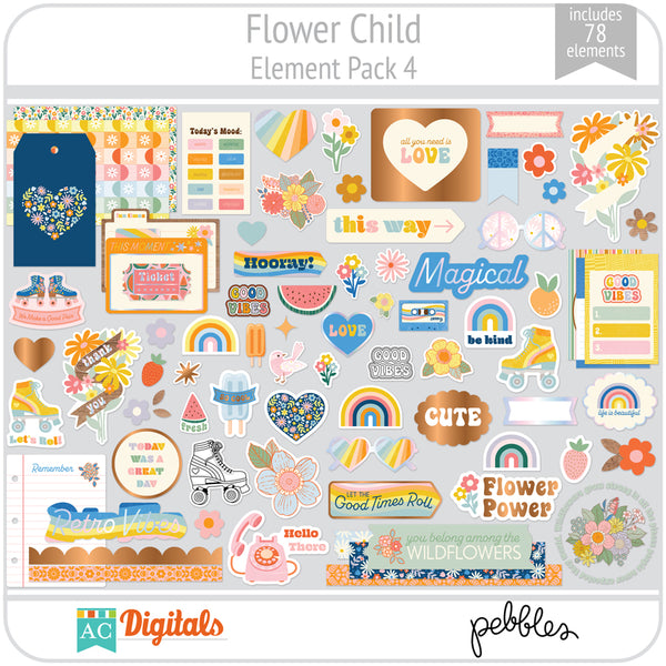 Flower Child Element Pack 4