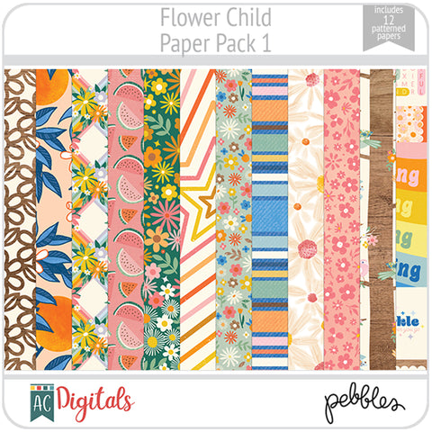 Flower Child Paper Pack 1