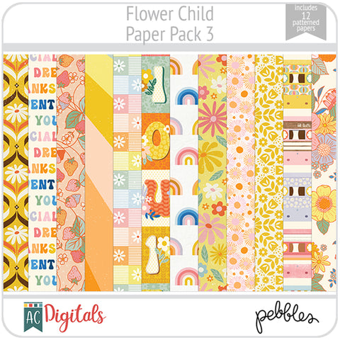Flower Child Paper Pack 3