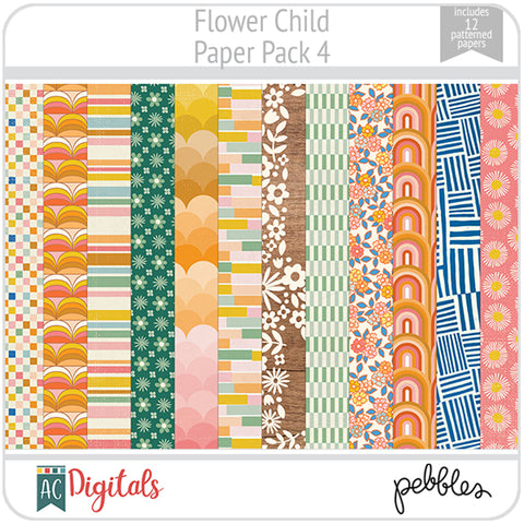 Flower Child Paper Pack 4