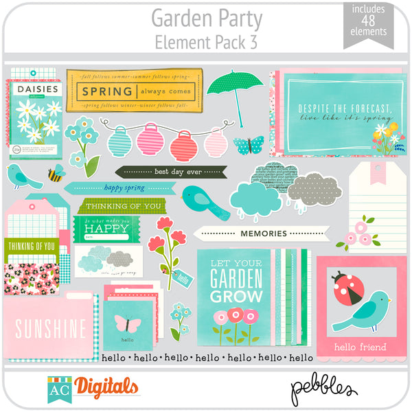 Garden Party Element Pack 3