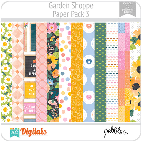 Garden Shoppe Paper Pack 3