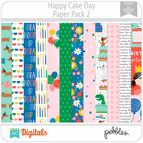 Happy Cake Day Paper Pack 2