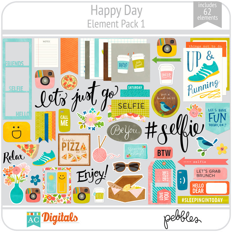 Happy Day Element Pack 1