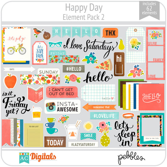 Happy Day Element Pack 2
