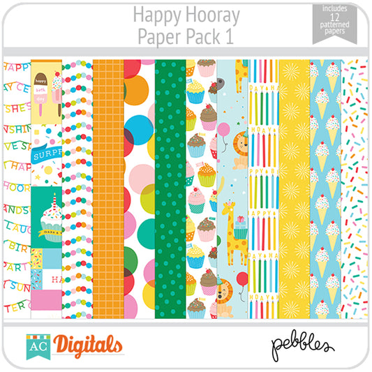 Happy Hooray Paper Pack 1