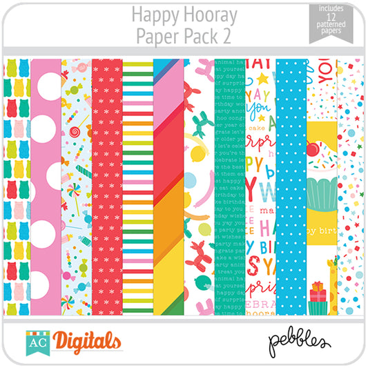 Happy Hooray Paper Pack 2