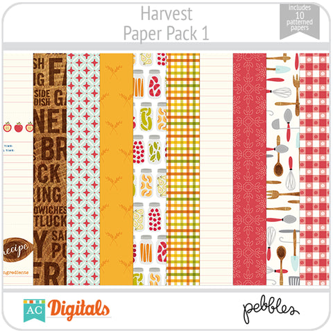 Harvest Paper Pack 1