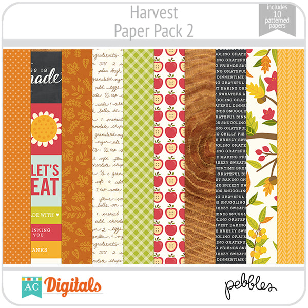 Harvest Paper Pack 2