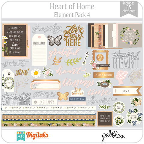Heart of Home Element Pack 4