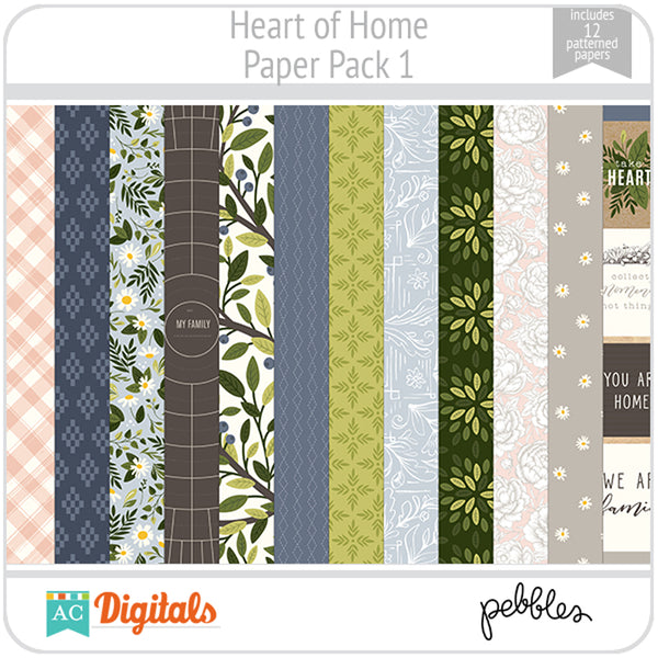 Heart of Home Paper Pack 1