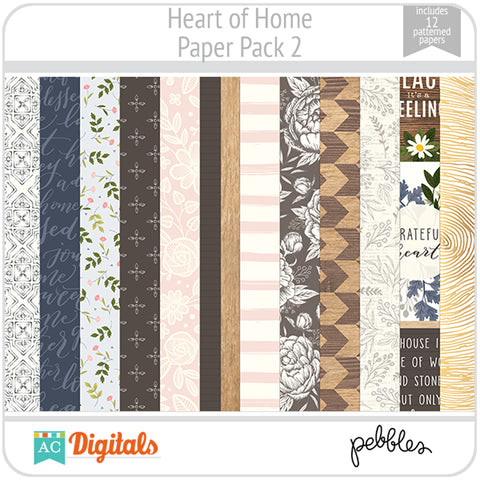 Heart of Home Paper Pack 2