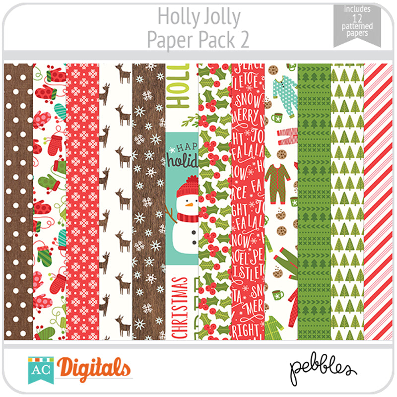 Holly Jolly Paper Pack 2