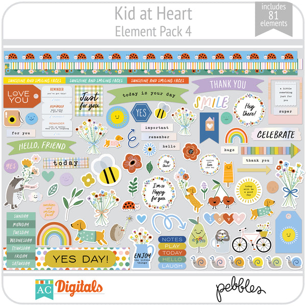 Kid at Heart Element Pack 4