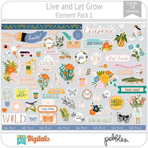 Live and Let Grow Element Pack 1