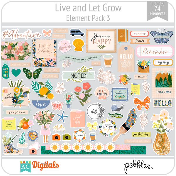 Live and Let Grow Element Pack 3