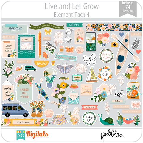 Live and Let Grow Element Pack 4