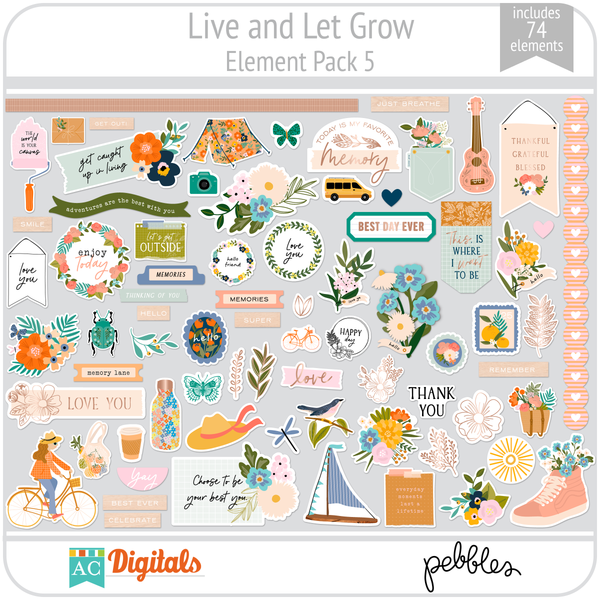 Live and Let Grow Element Pack 5