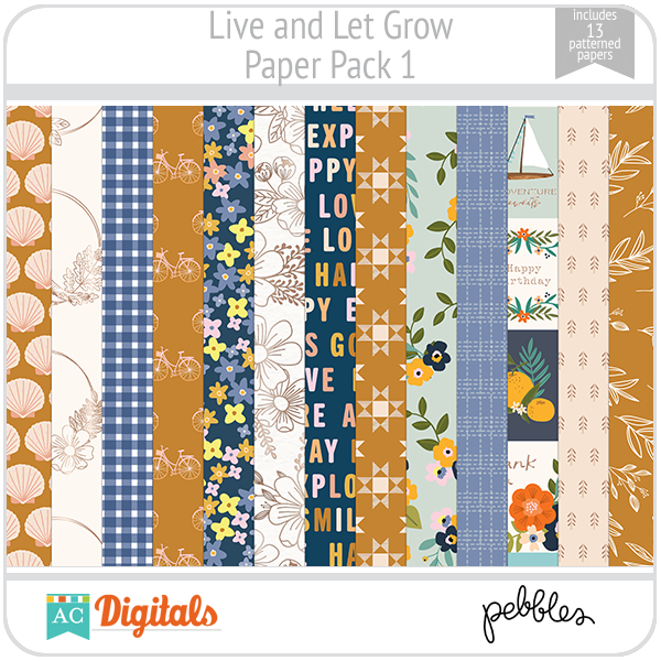 Live and Let Grow Paper Pack 1