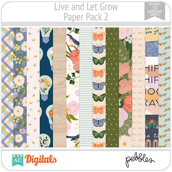 Live and Let Grow Paper Pack 2