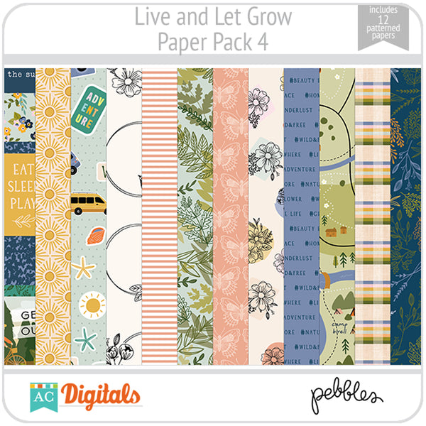 Live and Let Grow Paper Pack 4