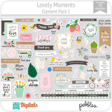 Lovely Moments Element Pack 1