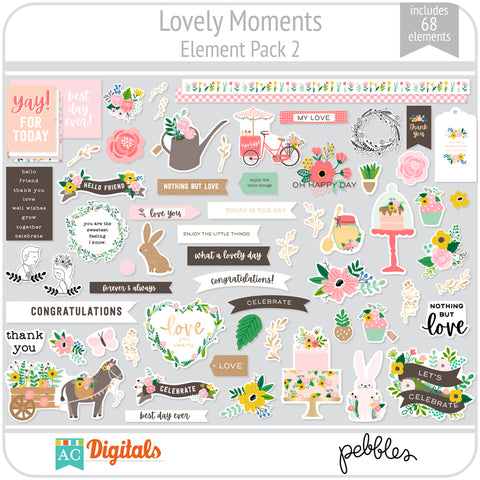 Lovely Moments Element Pack 2