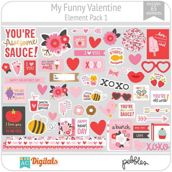 My Funny Valentine Element Pack 1